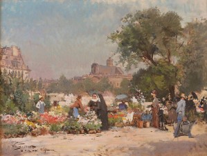 Marche aux Fleurs a Paris